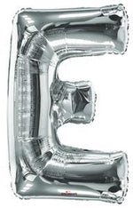 Letter E Silver- 34" in