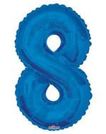 Number 8 Blue - 34" in