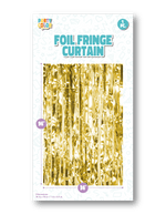 Gold Gloss Foil Fringe Door Curtain