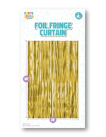Gold Matte Foil Fringe Door Curtain
