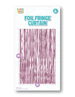 Rose Gold Matte Foil Fringe Door Curtain