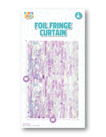 Iridescent Foil Fringe Door Curtain