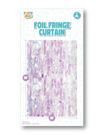 Iridescent Foil Fringe Door Curtain