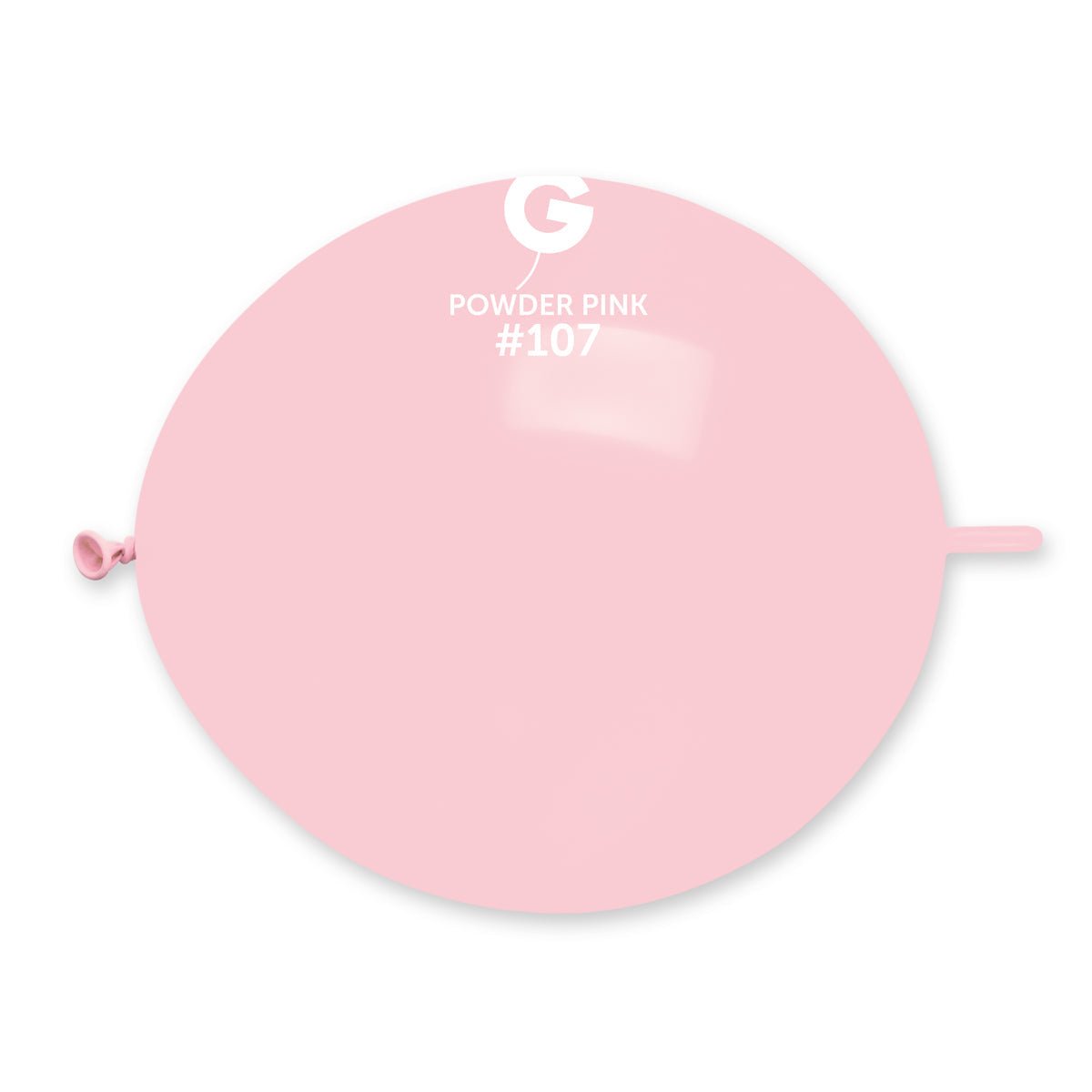 GEMAR | Solid Balloon Powder Pink G-Link #107 - 13 in.