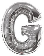 Letter G Silver- 14" in
