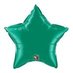 Green Star Shaped Foil Balloon 9" (5 Units per package)