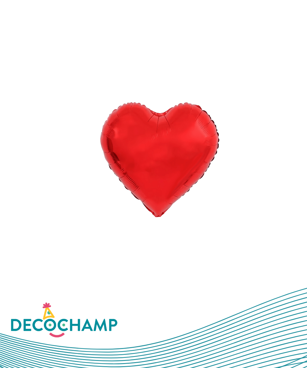 DecoHeart 9" Red (5 Units per package)