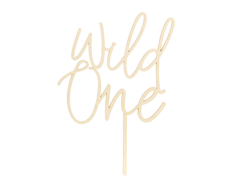 Wooden Topper Wild One KPT60-100