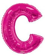 Letter C Hot Pink- 14" in