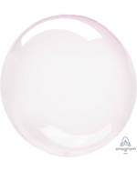 Crystal Clearz Bubble (Light Pink) 18"