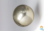Mini Orb Foil Balloon Spheres 7 in. Light Gold