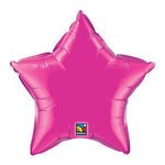 Magenta Star Shaped Foil Balloon 9" (5 Units per package)