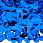 Metallic Blue Confetti Foil 5/8"in