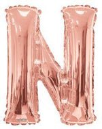 Letter N Rose Gold- 14" in