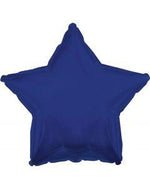 2 Star Shaped Foil Balloon 18" in each. Navy Blue