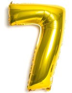 Number 7 Gold - 14" in