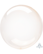 Crystal Clearz Bubble (Orange) 18"