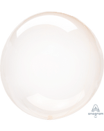 Crystal Clearz Bubble (Orange) 10"