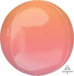 Orbz Ombre 16" Orange & Red