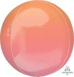 Orbz Ombre 16" Orange & Red