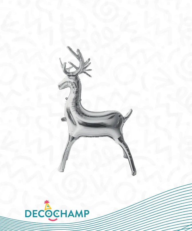Silver DecoReindeer 20"