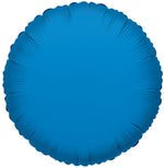 Royal Blue Solid Round Mylar - Single Pack 18"
