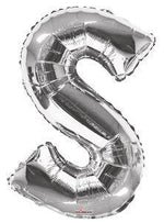 Letter S Silver- 34" in