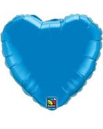 Blue Heart Shaped Foil Balloon 9" (5 Units per package)