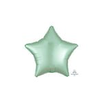Pastel Mint Green Satin Star Shaped Foil Balloon 18" (2 Units per package)