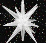 Starburst 3D Foil Balloon - 22" Crystal