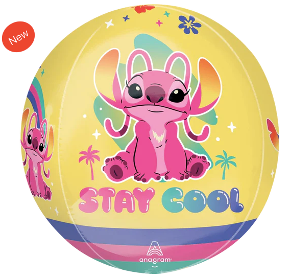 16" Orbz Lilo and Stitch Foil Balloon
