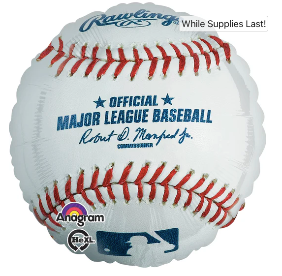 18" Rawling Baseball Balloon