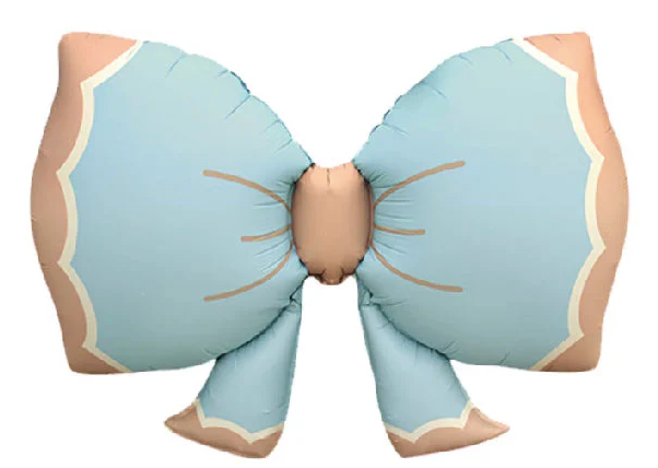 36" Matte Blue Bows Bowknot Foil Balloon