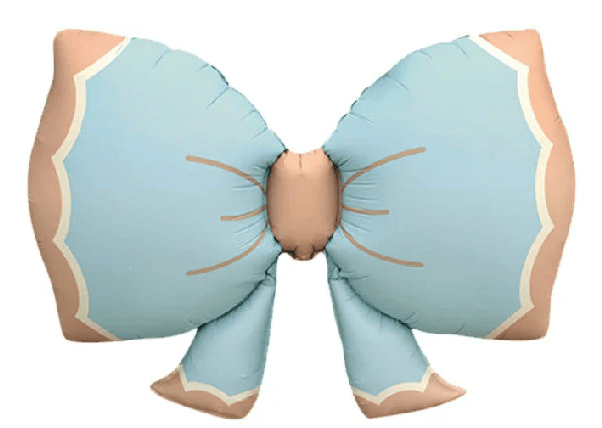 36" Matte Blue Bows Bowknot Foil Balloon