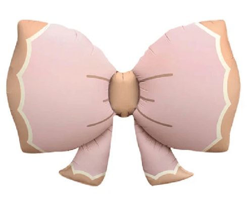 36" Matte Pink Bows Bowknot Foil Balloon