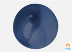 Mini Orb Foil Balloon Spheres 7 in. Navy Blue