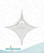 Silver DecoStar Point 18"