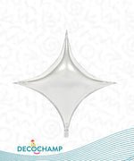 Silver DecoStar Point 30"