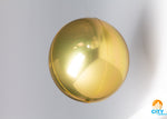 Mini Orb Foil Balloon Spheres 7 in. Gold