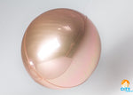 Mini Orb Foil Balloon Spheres 7 in. Rose Gold