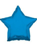 2 Star Shaped Foil Balloon 18" in each. Royal Blue
