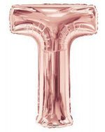 Letter T Rose Gold- 34" in
