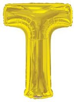 Letter T Gold- 14" in
