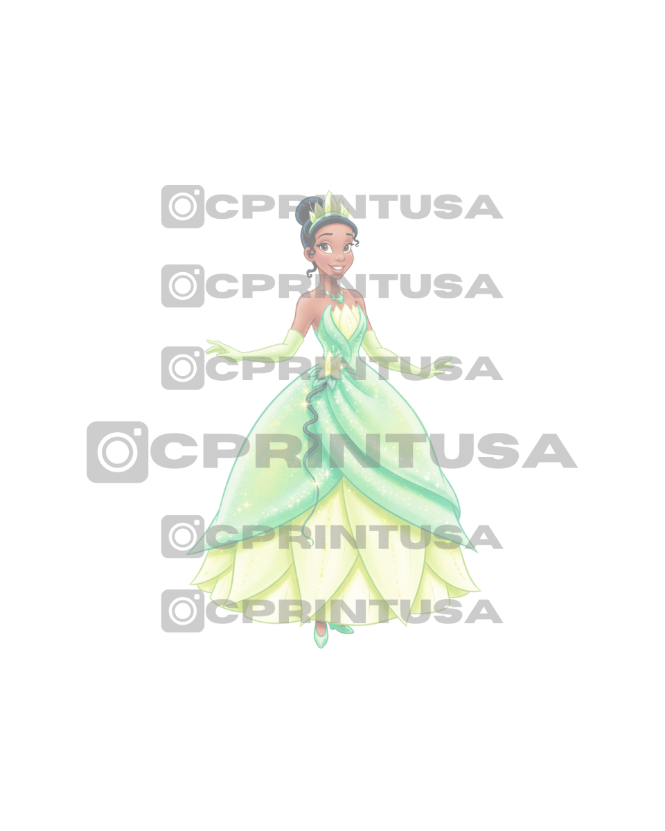 PRINCESS AND THE FROG - TIANA #4 CUT OUT