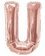 Letter U Rose Gold- 14" in