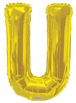 Letter U Gold- 14" in