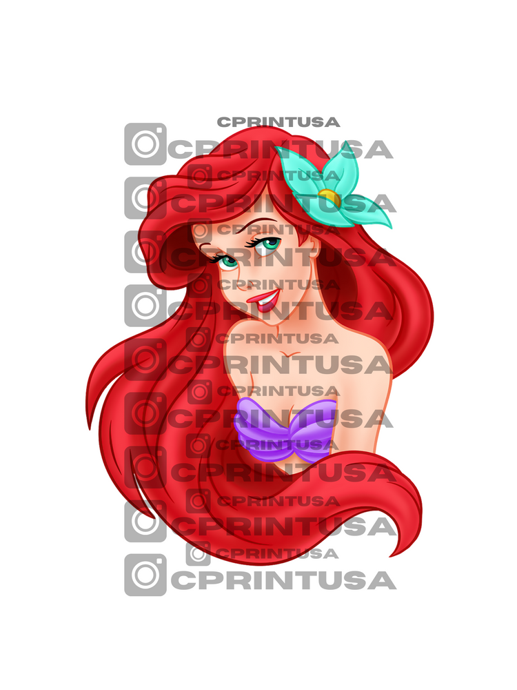 THE LITTLE MERMAID CUT OUT