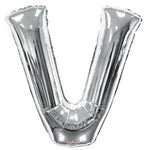 Letter V Silver- 14" in