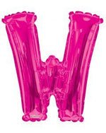 Letter W Hot Pink- 14" in