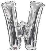 Letter W Silver- 14" in